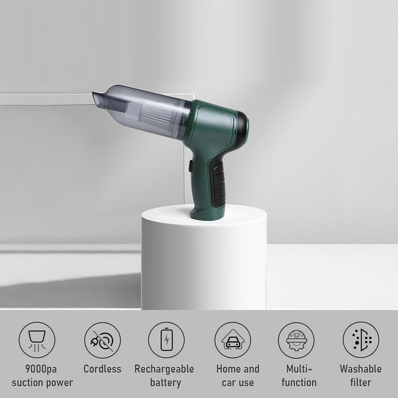 Handheld Car Vacuum Handheld Cordless Cleaner Portable Mini Air Duster