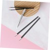 PACKOVE 200pcs Precise Tip Eyeliner Applicator Brushes with Caps Gentle