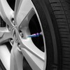 TVC20 Silver 4pcs Long Spike Spiked Tire Valve Stem Caps