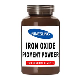 ninesung Color Pigment - Iron Oxide Powder for Epoxy Resin Making, Slime & Candle Jars, Concrete, Cement, Mortar, Grout, Gypsum, Water-Based Paint, Plaster Concrete Pigment (Brown, 8 Ounces)
