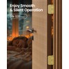 AmzGod Gold Door Hinges - 30 Pack 3.5 Inch Rounded