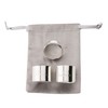 Widdop Bambino Silver Plated Two Stacking Keepsake Boxes with Beautiful