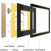 FrameMind 8.5x11 Diploma Frame with Black over Gold Acid-free Mat