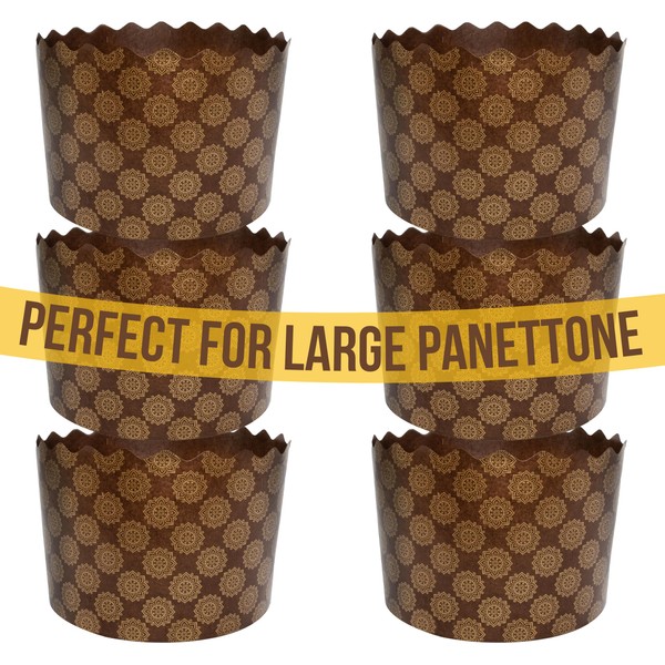 15 oz Panettone Paper Mold Standard | 12 Pack |
