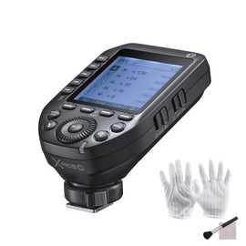 Godox XPROII-C 2.4G Transmisor de disparo de flash inalámbrico TTL Autoflash 1/8000s HSS visualización LCD grande 32 canales 16 grupos de reemplazo para cámaras Canon