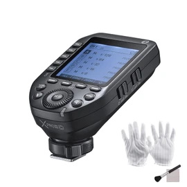 Godox XPROII-C 2.4G Transmisor de disparo de flash inalámbrico TTL Autoflash 1/8000s HSS visualización LCD grande 32 canales 16 grupos de reemplazo para cámaras Canon