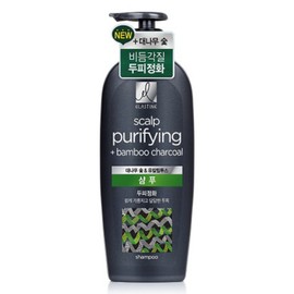 Elastine Bamboo Charcoal Scalp Purifying Shampoo, 680ml, 1 unit / 엘라스틴 대나무 숯 두피정화 샴푸, 680ml, 1개