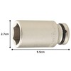 Tone Impact Long Socket 3NV-19L, 3/8-inch (9.5 mm) Drive, 19