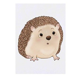 Azeeda 'Netter Igel' Temporäres Tattoo - Hautfreundlicher & Ungiftiger Abziehbild · Wasserfest (TO00027369)