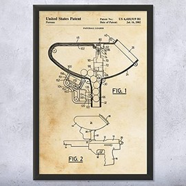 Paintball Loader Patent Framed Print (9x12) Paintball Art, Game Room Decor, Veteran Gifts, Military Decor, Gifts For Men, Man Cave Decor