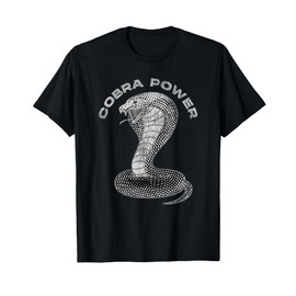 Vintage Distressed King Cobra Power Snake Muscle Car Karate T-Shirt