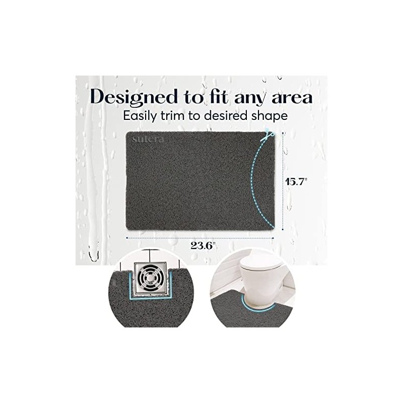 Sutera - Slide Guard Bath Mat | Non Slip Bath