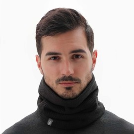 MOAZIFI Pack of 2 Winter Neck Tube Men and Women, Loop Scarf, Face Mask, Winter Loop Scarf, Men's Windproof Circle Loop Scarf, Fleece Scarf, Tube Scarf for Sports, Motorcycle, Bicycle, Skiing,