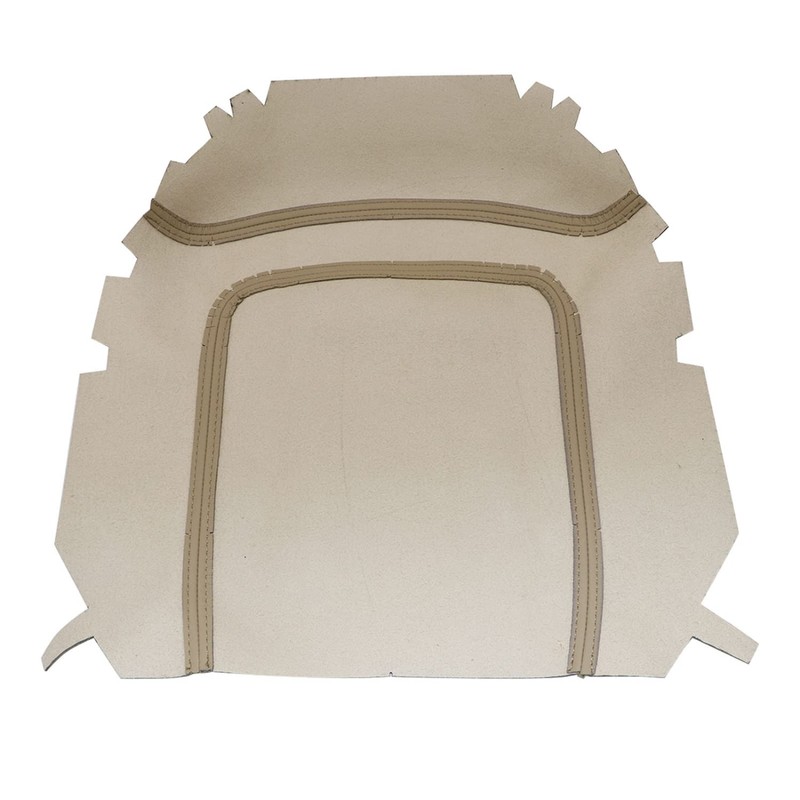 NLQR Leather Center Console Replacement Armrest Cover Beige Tan Compatible