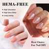 Rosiour HEMA-Free Gel Polish Kit - 2Pcs 18 ML Nude