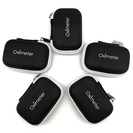 EVA vacía para funda para oxímetro de pulso en la punta del dedo, monitor de saturación de oxígeno en sangre, fácil de transportar y almacenamiento...
