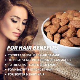 Nuerma Science Almond Oil For Hair and Skin, 200ML