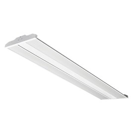 Linear LED High Bay Light - 400W - 60,000 Lumens - 5000K | Energy-Efficient Full-Lens High Bay Led Shop Lights for Warehouses & Retail Spaces - DLC Premium V5.1 Listed - Includes V-Hooks & Chain