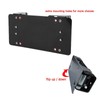 License Plate Bracket Black Stainless Steel Winch License Plate Holder