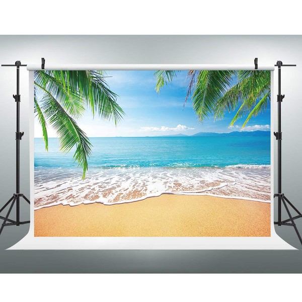 EOA 7(W) x5(H) FT Sea Beach Photography Backdrop Blue Ocean