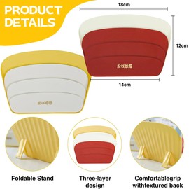 Pack of 2 Card Holder Children's Games Playing Card Holder Foldable Card Games for Seniors and Disabled People Hands-Free Card Stand - Without Hands Card Holder Always Keeps an Overview