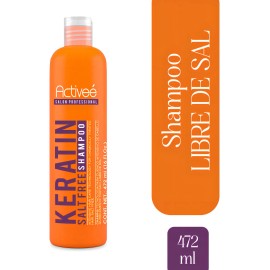Shampoo Activee Professional Keratin Tecnologia para cuidado Intensivo de Cabello Quimicamente tratado Libre de Sal                                   