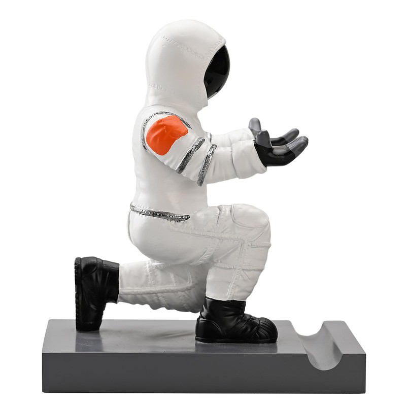 CYXStar Astronaut Resin Pen Holder, Mobile Phone Stand, Device Stand,
