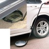 Under Vehicle Inspection Mirror - 12-Inch Diameter Security Mirror with