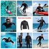 SBART 1.5mm Wetsuit Top Men UPF 50+ Front Zip Neoprene