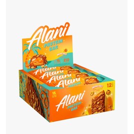 Alani Nu Protein MUNCHIES, High Protein Gluten-Free Bars, 18g Protein, Low-Sugar (6G) Low-Carb Healthy Snacks, 12 Individually Wrapped Bars