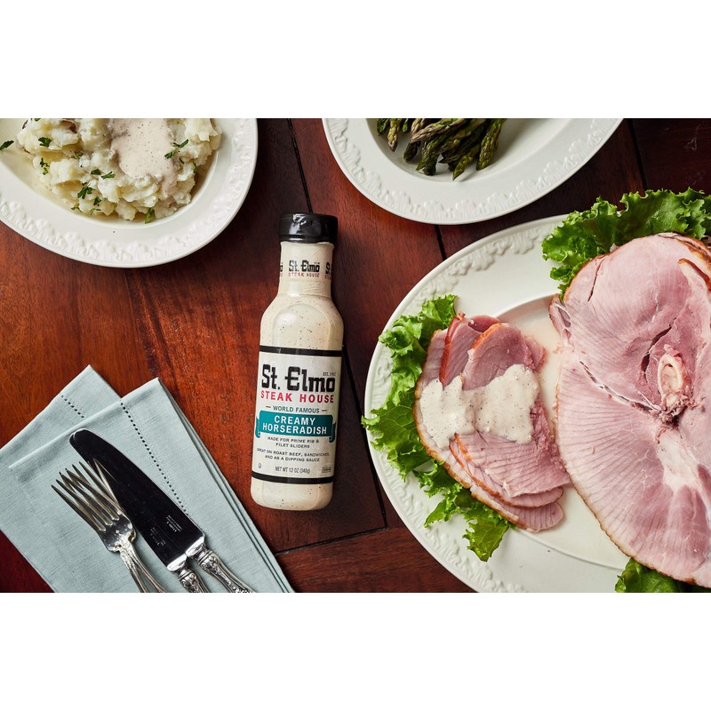 St. Elmo Steak House Creamy Horseradish, Great with Steaks and