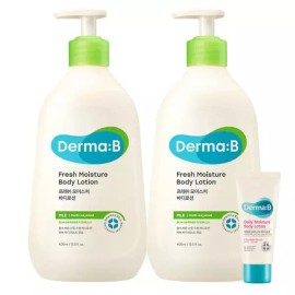 Dermavie 더마비 (프레쉬) 모이스처 바디로션 400ml +랜덤튜브20ml 1개 [데오프레쉬 풋 샴푸 쿨라임 400ml] Dermabi (Fresh) Moisture Body Lotion 400ml + Random Tube 20ml 1 piece [Deo Fresh Foot Shampoo Cool Lime 400ml]
