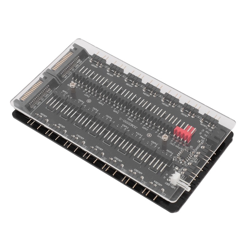 2 in 1 16 Way ARGB PWM Fan Hub SATA