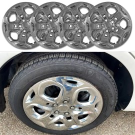 Coast2Coast International (CCI) Bolt-On Chrome Wheel Covers Hubcap 4PC Set FOR 2010-2012 Ford Fusion SE 17"