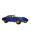 Profesional EZ Travel Collection Corvette Azul Adorno de Navidad