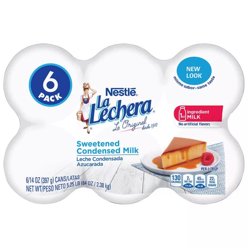Nestlé Nestle La Lechera Sweetened Condensed Milk 14 oz, 6-Count