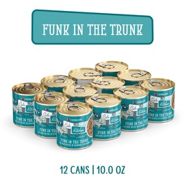 Weruva Cats in The Kitchen, Funk in The Trunk Wet Cat Food, 10oz Can (Pack of 12)