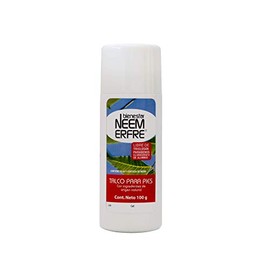 bienestar NEEM ERFRE Talco de Corteza de Neem Pulverzidad- Sin quimicos- Natural- Para toda la familia - Para Pies- 100 g- 3.52 oz                    