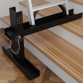 NULTRUMA Ladder Leveler Pro - Foldable Heavy-Duty Extender Ladder Stabilizer - Adjustable Height 9"-19" - Non-Slip Feet - Fits Extension/Single Ladders - Holds 500lbs