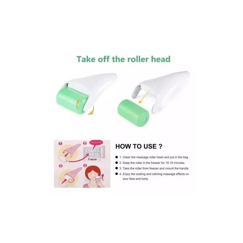 Molin Rodillo Facial Helioterapia Ice Roller Anti-arrugas Antiedad