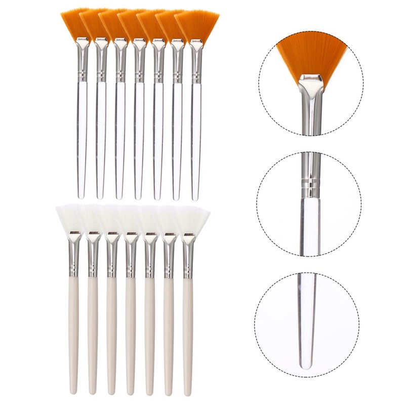 BIUDECO 14pcs Makeup Brush Tool Foundation Brush Face Powder Press-type