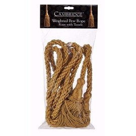 CB CHURCH SUPPLIES WEIGHTED PEW ROPE-8'-GOLD