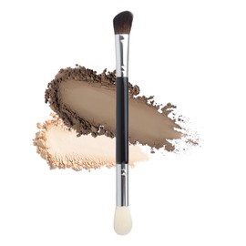 Aninako Nose Shadow Brush Angled Makeup Brush Nose Contour Brush Makeup Brush Double End Highlight Brush Nose Shadow Brush Creates Nose 3D Apply Powder Evenly Oblique Pony Hair Animal Hair For All