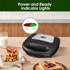 KEINVE Mini Waffle Maker for Kids, Make Bite-Sized 8 *