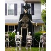 Tarpop Halloween 12 ft Skeleton Outfit Set Giant Skeleton Witch