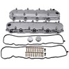GSKMOTOR Polish GM LS Cast Aluminum Valve Covers with Coil