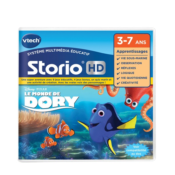 VTech – 274905 – Spiel für HD Storio – Die Welt von Dory (französische Version)