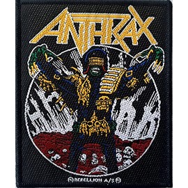 Razamataz Anthrax Patch # 21 Judge Dredd 10 x 8 cm Patch Badge