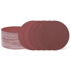 HARFINGTON 30 Pcs 6 Inch Sanding Disc 40/60/80/100/120/150/180/240/320/400 Grit Hook and Loop Sandpaper Random Orbital Sander Pads for Woodworking Automotive Metal Polishing