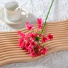 XIZHI 3 Pcs Artificial Agapanthus Flowers Real-Touch Silk Lotus Flowers
